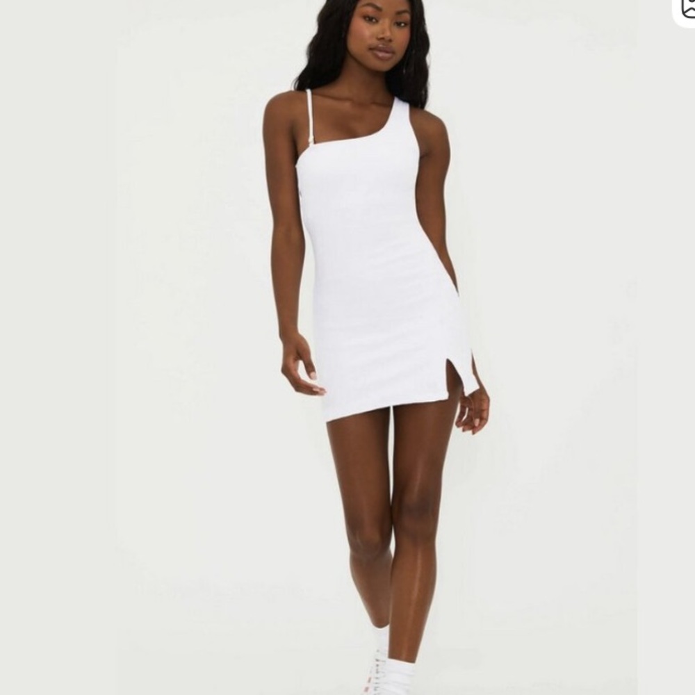 Beach Riot Sport One-Shoulder White active Dress XS